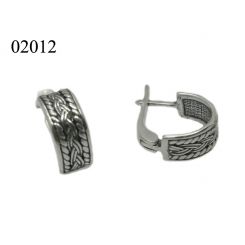 фото Серьги Косичка 